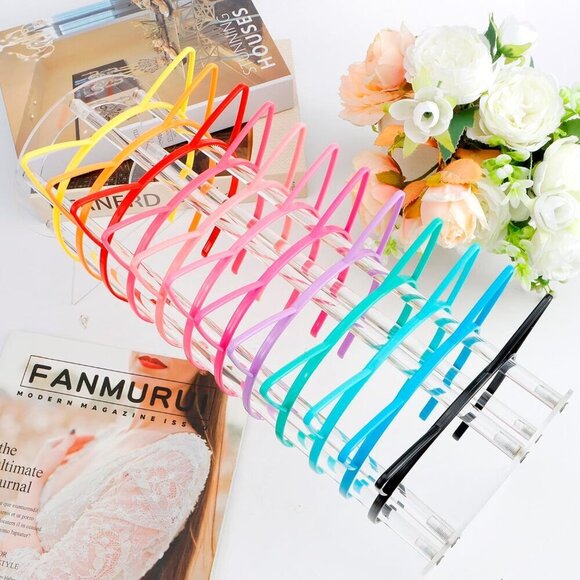 Plastic Cat Ears Headbands Party Favors Halloween Accessories for Women